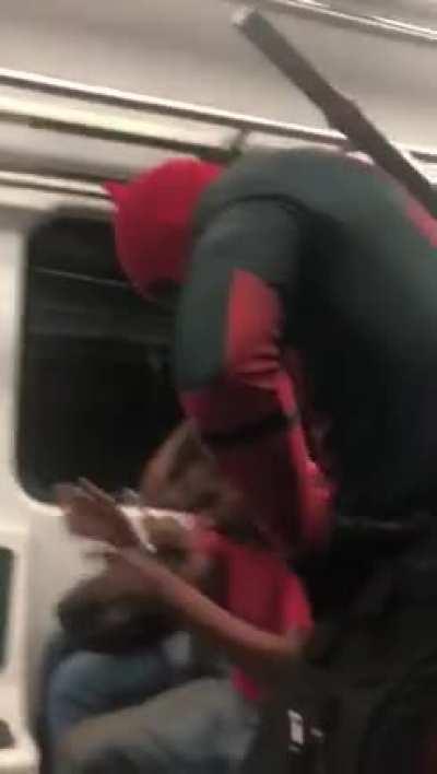 Deadpool enjoying Brazil during the pandemic