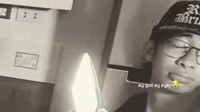 His expression say it all