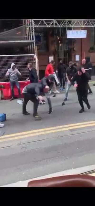 Trying to have a nice coffee date but the new football season has started in England