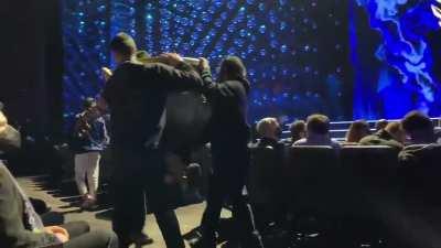 Our pot boi got too drunk last night and had to be escorted out