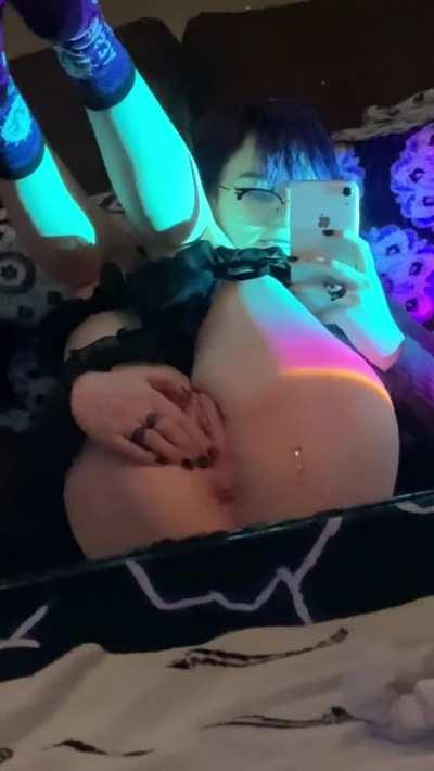 I’ll bend myself in half for you for easy eating and fucking