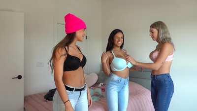 Having Huge Tits Means Even Your Friends Want To Feel You Up