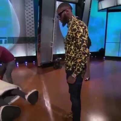 Wilder flattens some poor bastard in a burrito costume. Does a similar fate await Fury tonight?