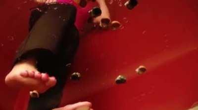 Katelyn underglass snails