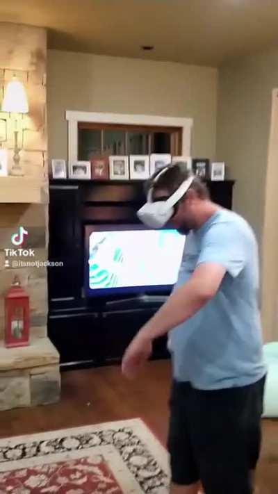 When you think you're 70's John Travolta in VR, it never ends well
