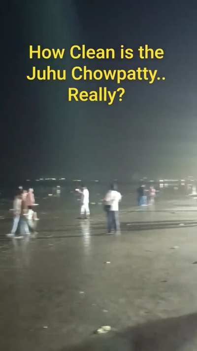 How Clean Is Juhu Chowpatty… Really? | Mumbai Beach at Night | 10th October, 2025 |
