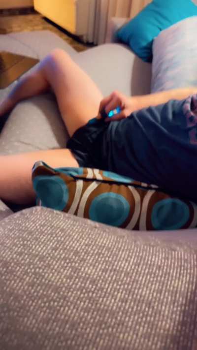 Getting off for my buddy using his little sister’s dirty vibrator