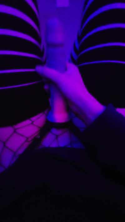 Caged but still stroking something :3