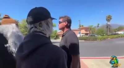 pedo acts tough and gets knocked out