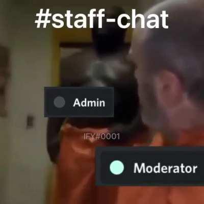 What goes on behind the scenes on the discord