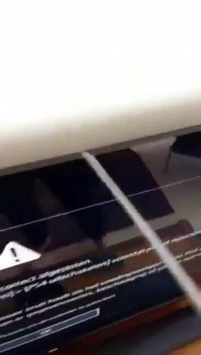 just to unbox this new tv