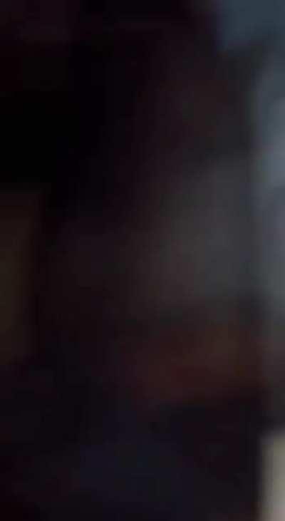 Fighter jet showing innocent house