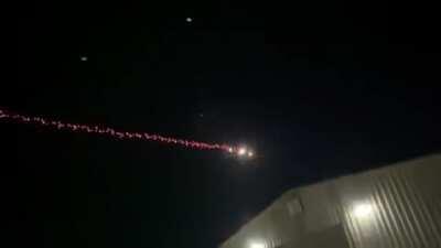 March 21, 2020 7:30pm (Afghan Time). Phalanx weapon system firing at incoming indirect fire.