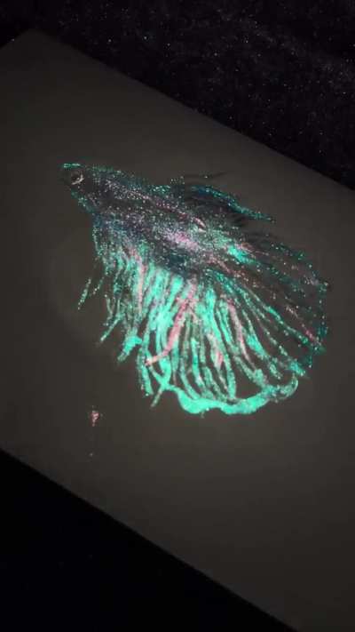 When I clicked on the meeting, I found a glowing fish.