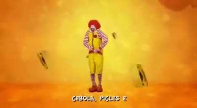 Ronald McDonald sendo c#zão