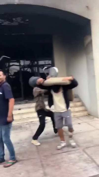 Guys Being Dudes in the middle of protest #Nepal