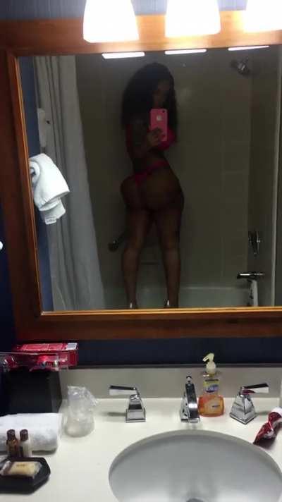 I don't know her name but she's fire