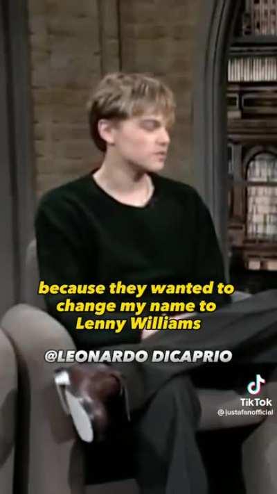 Leonardo DiCaprio‘s first appearance on Letterman as a 19 year old in 1995