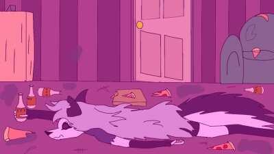 Loona parties too hard and dies.