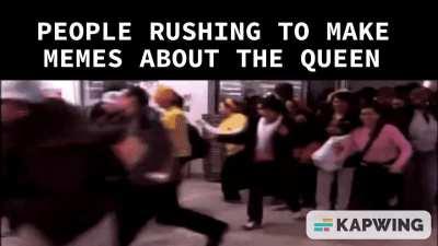 Literally 5 minutes after the news was shared