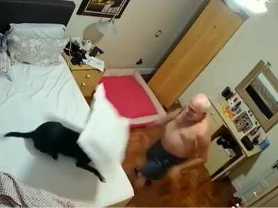 After this man's wife passed away, his children adopted a shelter dog for him to keep him company. Best decision in the world