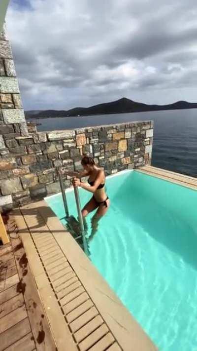 Highlights of her Greece holiday