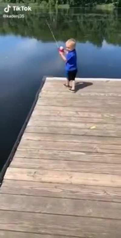 Come on fishy fishy!