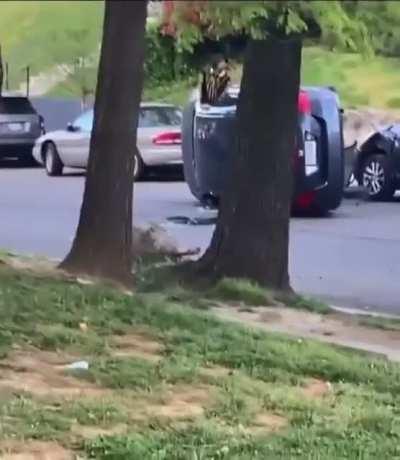 WCGW purposefully ramming your car into another car