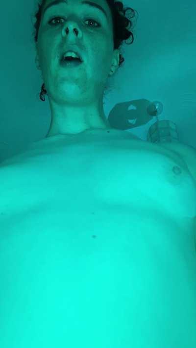 I'm gonna play with myself, can I use your mouth too?