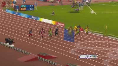 Usain Bolt 9.69 vs Usain Bolt 9.58