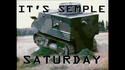 It's Semple Saturday