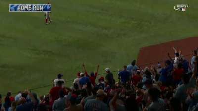 [Highlight] Josh Jung hits a HR with Trea Turner on mic