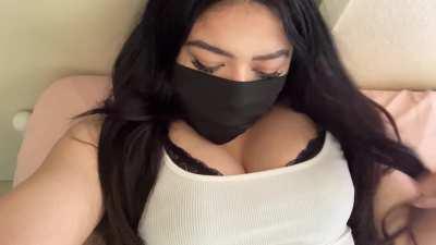 Can you cum on my boobs?