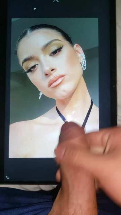 Covering Dixie Damelio with my tiny cock