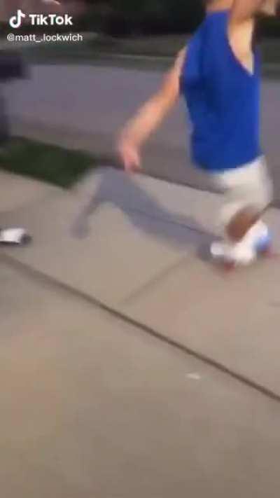 HMBCS while I'm skateboarding without a helmet.