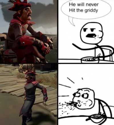 I can't believe it, they added griddy to Sea of Thives!!!