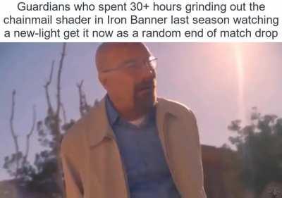 That'll teach me to grind obsessively for things that have historically been fomo and time gated.