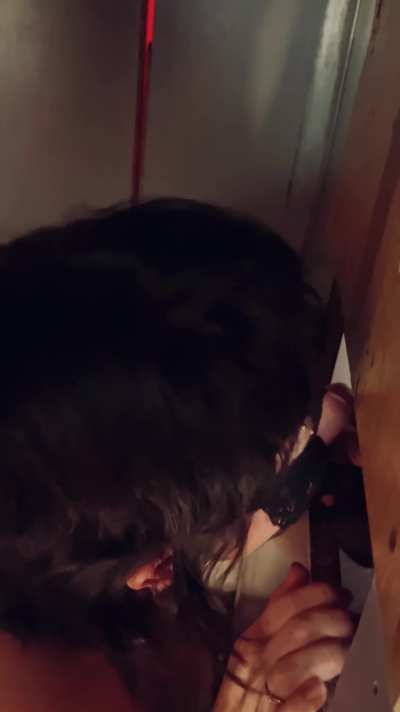 Sucking cock is where I belong.  I love it.  This time I got and extra load from my camera man.  Cum see the full video on my Fansly. 