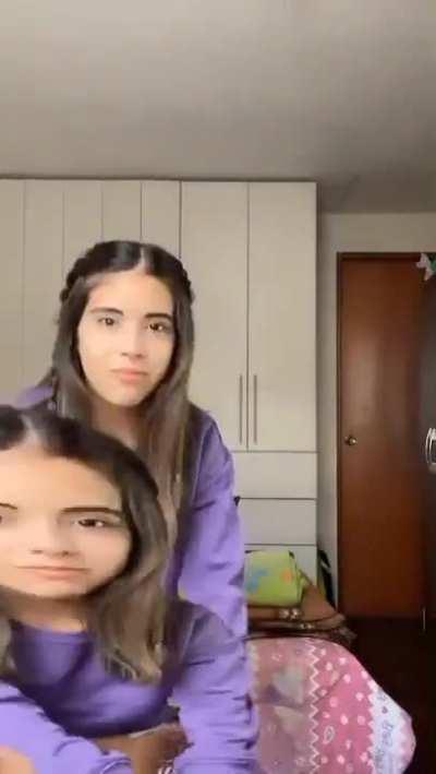 Tik tokery with grandma