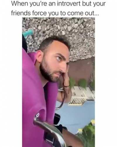 No cap needed, his face says all