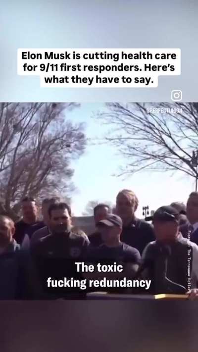 DOGE cut funding for 9/11 first responder's medical bills. This is their response