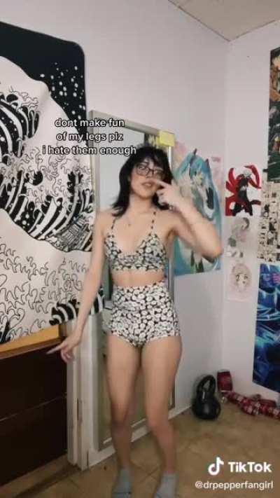 Who in their right mind would make fun of her incredible legs?