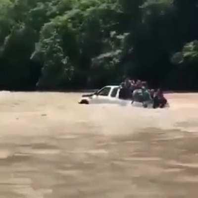 HMB It's just a swollen river, it's all under control