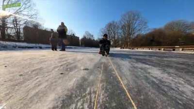 Using a RC-car to travel around, Netherlands