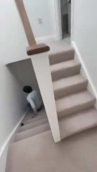 House viewing estate agent fall 😖