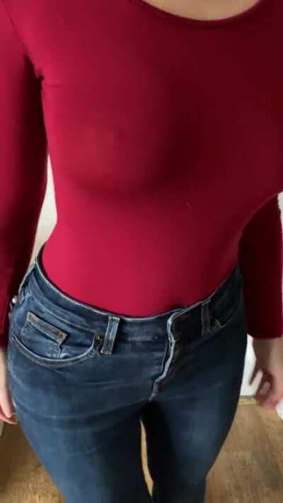 English girl in a not-very-safe-for-work outfit here - hey there! (OC)