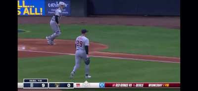 Skubal hits 100 mph with the bases loaded for strikeout number 7