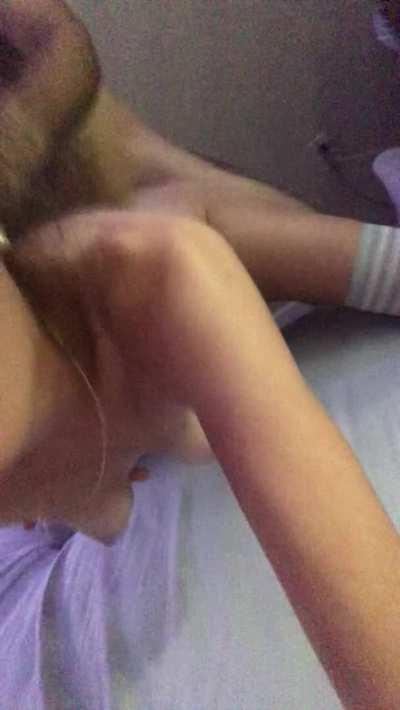 I think he was about to rip some out lol 🤣