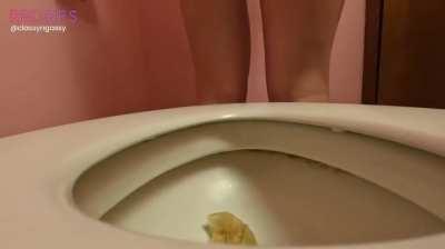 (F) Classy & Gassy both drink coffee and have to share the same bathroom afterwards! You can watch us blow up the bathroom together!
