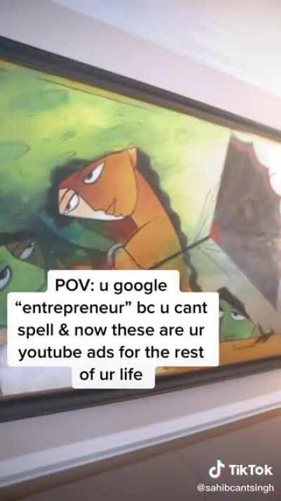 i love how this dudes videos capture performativity and grift